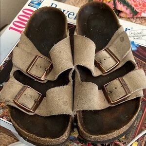 Arizona Suede Birkenstocks Size 38